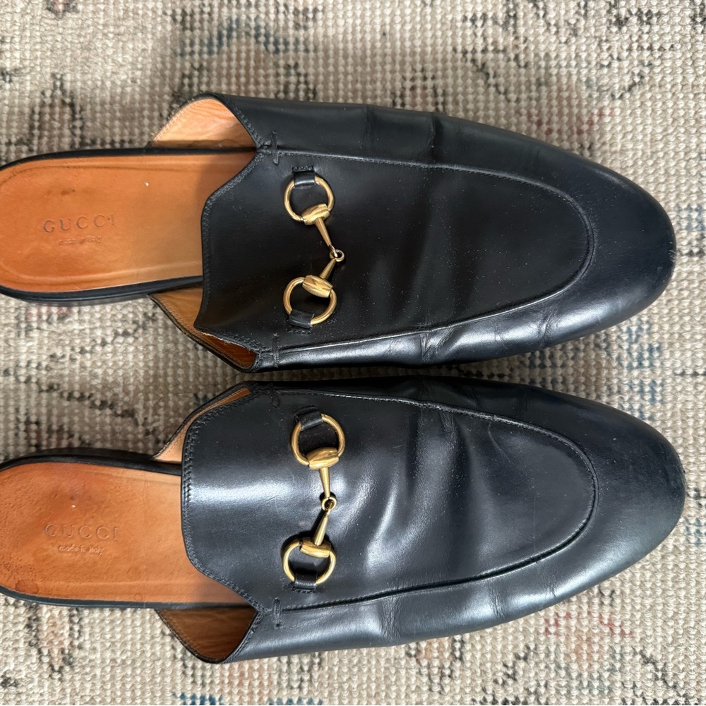 Gucci Princetown Mules 42 Black - Picture 2 of 5